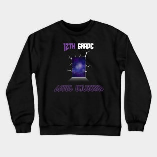 12th grade level unlocked Back To School 2023 Crewneck Sweatshirt